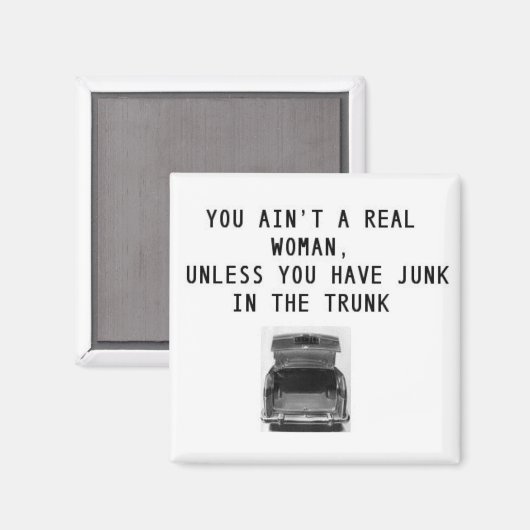 Junk in de kofferbak magneet (Voorkant / Achterkant)