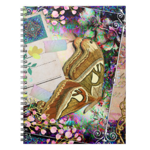 Junk Journal Butterfly-scraps Notitieboek