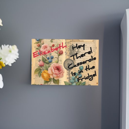 Junk Journal  Floral Post haar Post-it® Notes