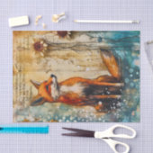 Junk Journal Fox Tissuepapier (Craft)