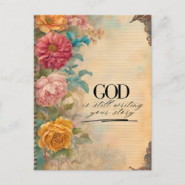Junk Journal God Schrijft Nog Steeds Jouw Verhaal Briefkaart