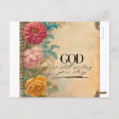 Junk Journal God schrijft nog steeds jouw verhaal Briefkaart (Achterkant)