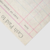 Junk Journal Ledger Background Decoupage Paper Tissuepapier (Detail)