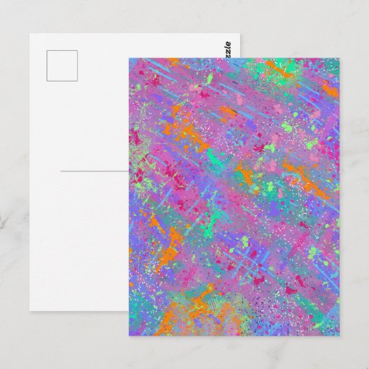 Junk Journal Love Briefkaart (Voorkant / Achterkant)