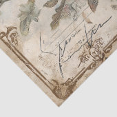 Junk Journal Oude Rozen Tissuepapier (Detail)