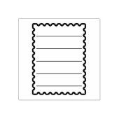 Junk Journal Stamp met lijnen Rubberstempel (Afrduk)