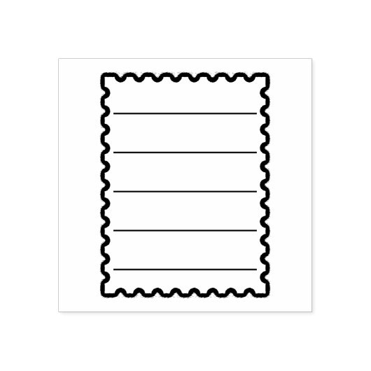 Junk Journal Stamp met lijnen Rubberstempel (Afrduk)