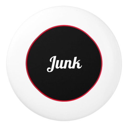 Junk Keramische Knop (Voorkant)