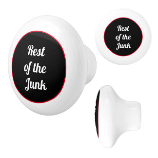 Junk La troepelade Keramische Knop