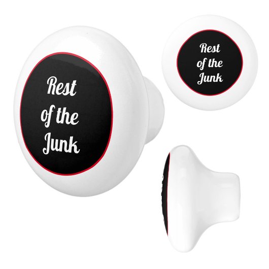 Junk La troepelade Keramische Knop