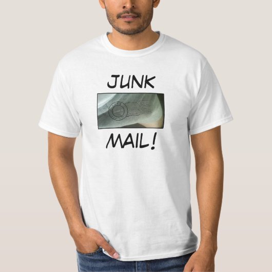JUNK MAIL! - Anthony Weiner T-shirt (Voorkant)