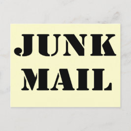 Junk Mail, Post en Wenskaart Briefkaart