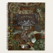  Junk Metal Steampunk Planner (Voorkant)