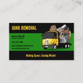 Junk Removal Company Visitekaartje (Voorkant)