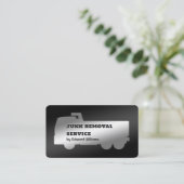 Junk Removal Dump Truck Visitekaartje (Staand voorkant)