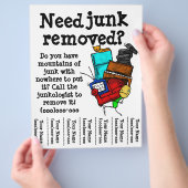 Junk Removal Flyer (Hand)