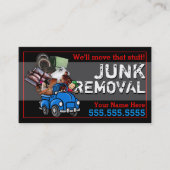 Junk Removal.Hauling.Got Junk. tekst Visitekaartje (Voorkant)