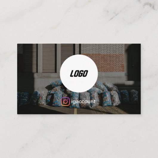 Junk Removal Hauling Service-ideeën Visitekaartje (Achterkant)