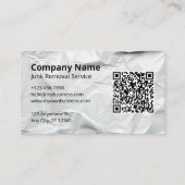 Junk Removal Hauling Service Logo Sjablonen Ideeën Visitekaartje (Voorkant)