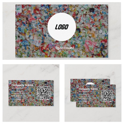 Junk Removal Hauling Service Professioneel ontwerp Visitekaartje