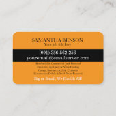 Junk Removal & Hauling Visitekaartje (Achterkant)