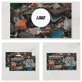 Junk Removal QR Code Logo Visitekaartje