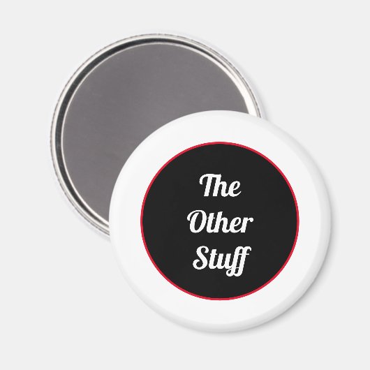 Junk the Other Stuff Fun Magneet (Voorkant / Achterkant)