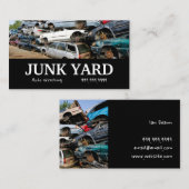 Junk Yard Auto Wrecking Recycling Metal Bu Visitekaartje (Voorkant / Achterkant)
