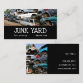 Junk Yard Auto Wrecking Recycling Metal Bu Visitekaartje (Voorkant / Achterkant)