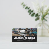 Junk Yard Auto Wrecking Recycling Metal Visitekaartje (Staand voorkant)