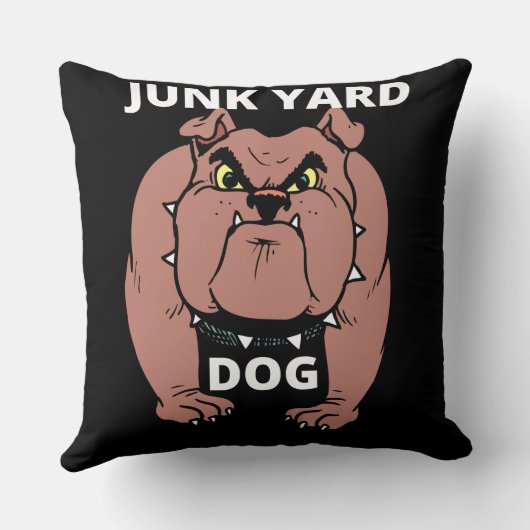Junk Yard Dog Kussen (Achterkant)