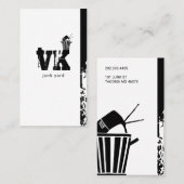 Junk Yard, schroot, recycling Visitekaartje (Voorkant / Achterkant)