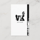Junk Yard, schroot, recycling Visitekaartje (Voorkant)