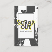 Junk Yard, schroot, recycling Visitekaartje (Voorkant)