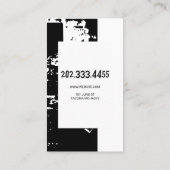 Junk Yard, schroot, recycling Visitekaartje (Achterkant)