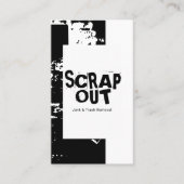 Junk Yard, schroot, recycling Visitekaartje (Voorkant)