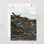 Junk Yard Sshit Metal in Depot Briefkaart (Voorkant / Achterkant)