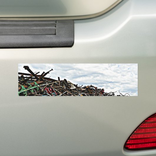 Junk Yard Sshit Metal in Depot Bumpersticker (Op auto)