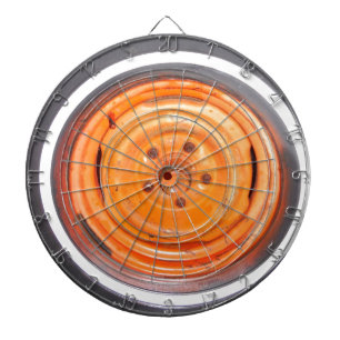 Junk Yard  Wheel, oranje zwart-wit Dartbord