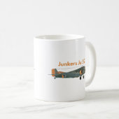 Junkers Ju 52 German WW2 Airplane Koffiemok (Voorkant rechts)