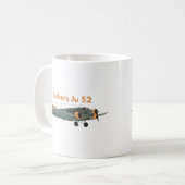 Junkers Ju 52 German WW2 Airplane Koffiemok (Voorkant links)