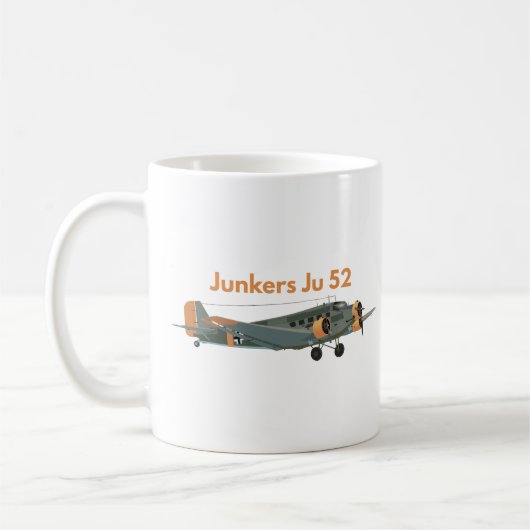 Junkers Ju 52 German WW2 Airplane Koffiemok (Links)