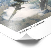 Junkers Ju 87 Foto Afdruk (Hoek)