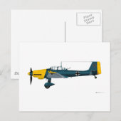 Junkers JU-87 Stuka Briefkaart (Voorkant / Achterkant)