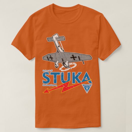 Junkers Ju 87 Stuka T-shirt (Design voorkant)