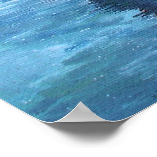 Junks in de aflopende drakenbaai poster (Hoek)