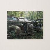 Junkyard-auto's Legpuzzel (Horizontaal)