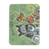 Junkyard Cat and Dog Robots MAGNET *Aanpassen Magneet (Verticaal)