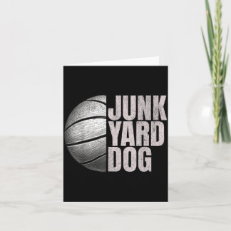 Junkyard Dog Honkbalspeler Honkbalfan Basketbal Kaart