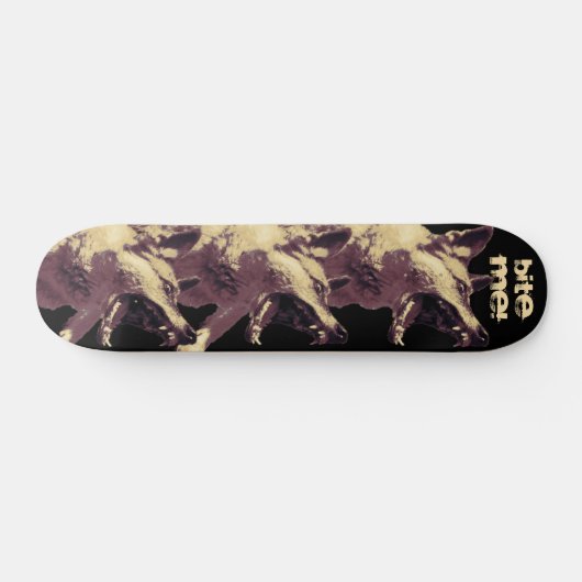 Junkyard Dog Mean German Shepherd Persoonlijk Skateboard (Horizontaal)